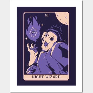 Spooky Tarot Card: The Night Wizard Posters and Art